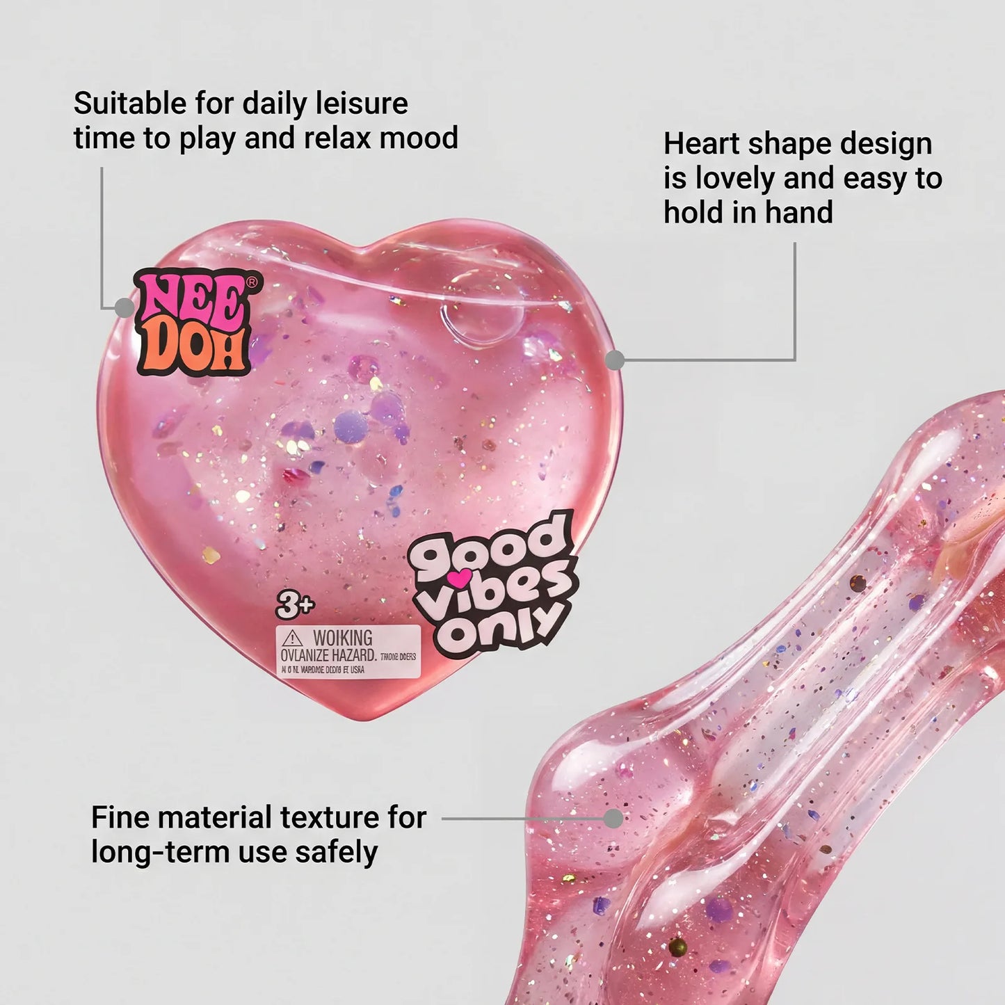 NeeDoh Heart Stress Ball